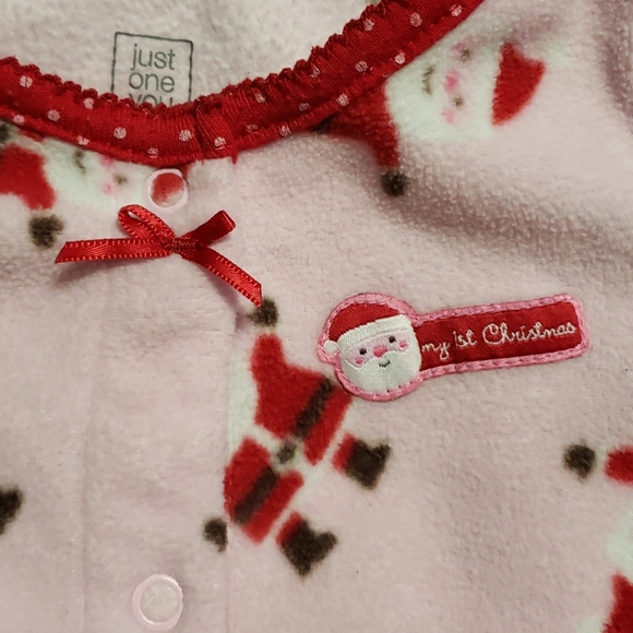 3 pairs of Fleece size 6 month pajamas - Picture 2 of 8